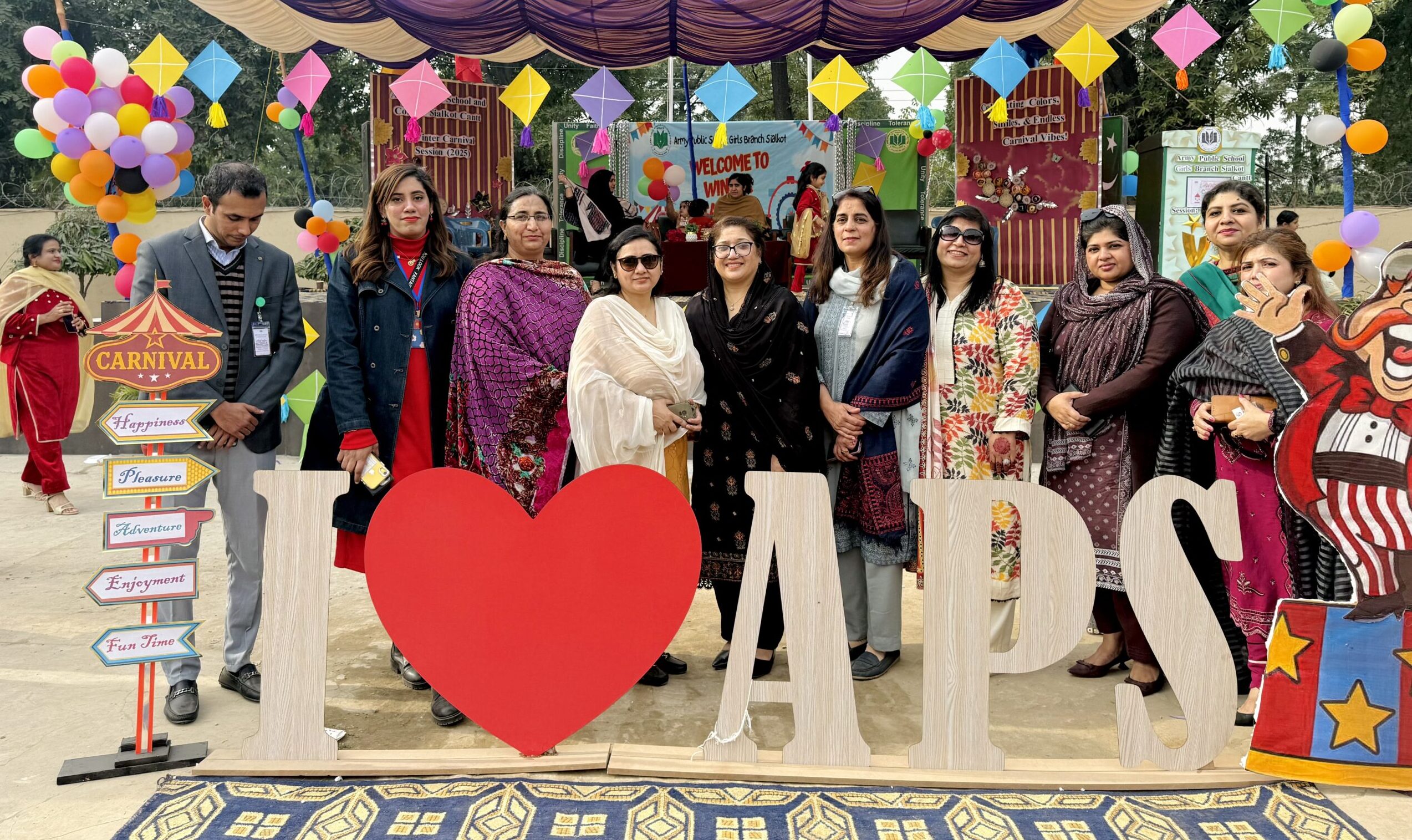 Sports day at school ground